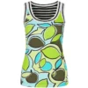 Marc Cain Sports top i mix af print NS6111J81 402