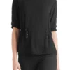 Marc Cain Sports bluse rund hals sort 2