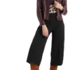 Marc Cain jakke i laederlook aubergine 4