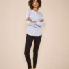 Mos Mosh Mattie sustainable shirt light blue 3