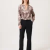 Dea Kudibal silkebluse Santena Amur Taupe 2