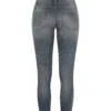 Cambio Piper short graa denim 1