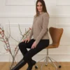 OTAY Abbelone Cashmere Sweater Light Brown