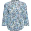 PBO Bali blouse silke light blue 1