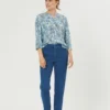 PBO Bali blouse silke light blue 3