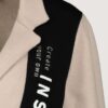 Monari blazer i strik sand 5