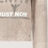 Monari pullover i strik med print og pailetter sand 5