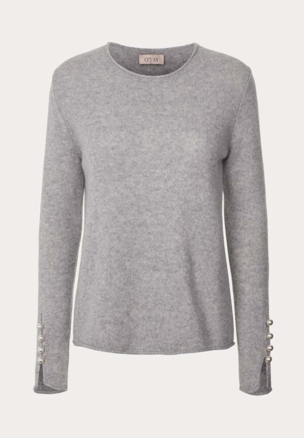 OTAY Abbelone Cashmere Sweater Light Grey