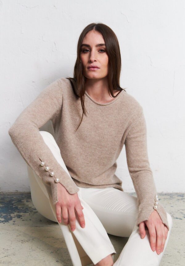 OTAY Abbelone Cashmere Sweater Sand