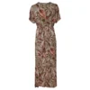 Stenstroems Carolina Dress Leaf Patterned 1