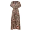 Stenstroems Carolina Dress Leaf Patterned