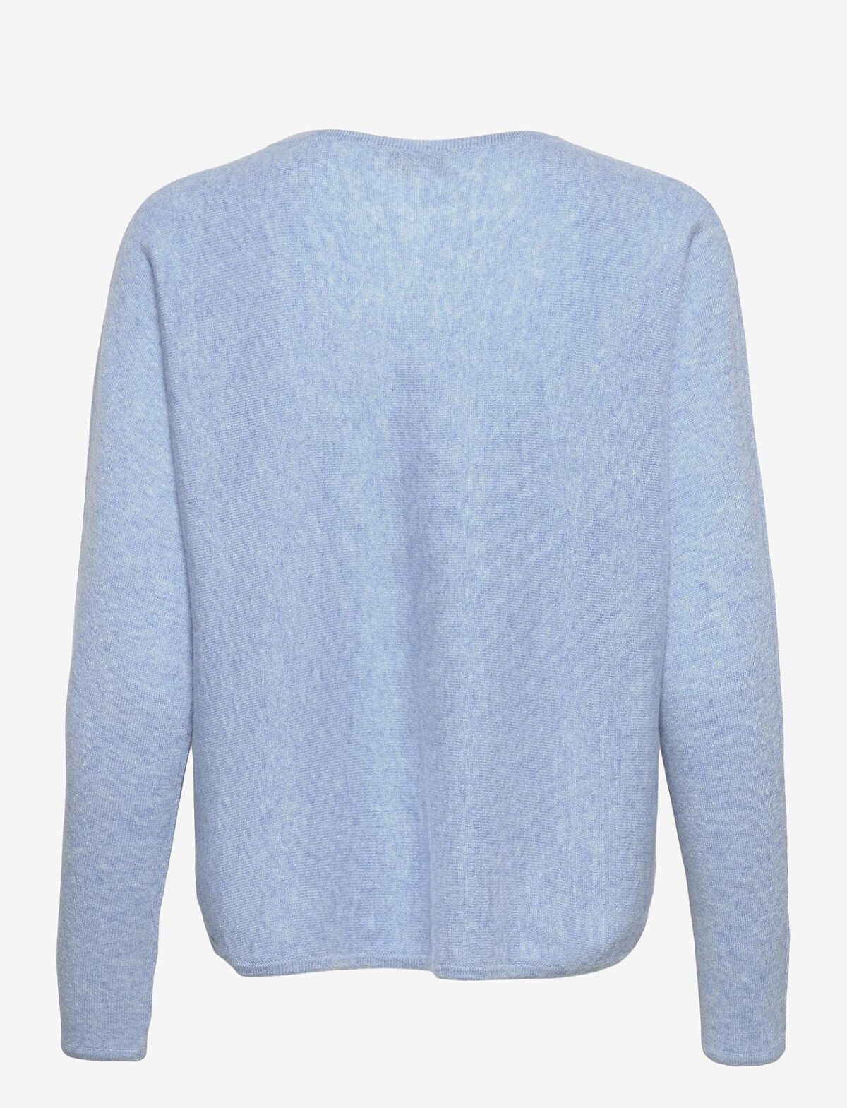 Davida Curved sweater Cashmere Dusty Light Blue 2