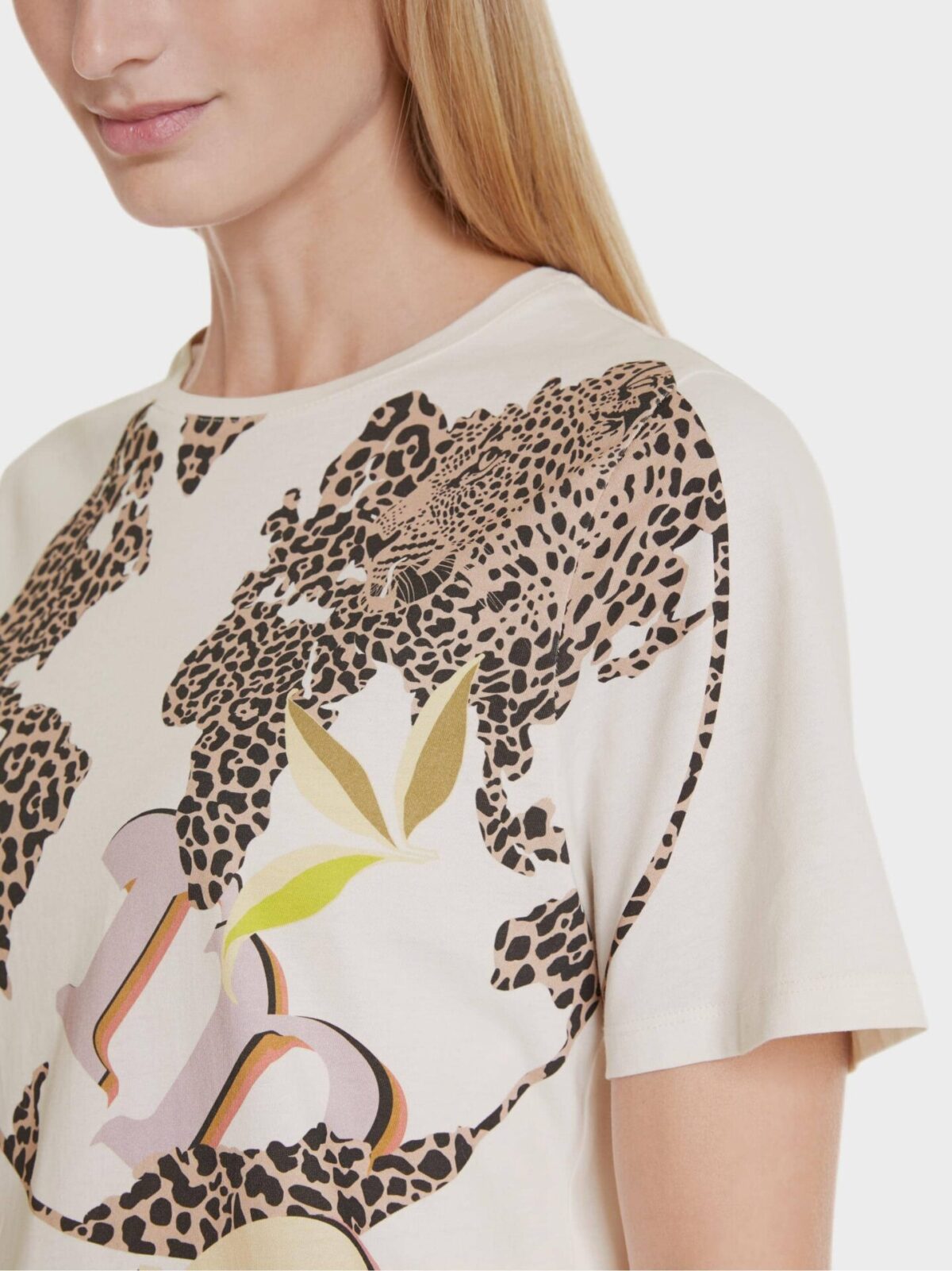 Marc Cain Collections T Shirt med Leo Print 3