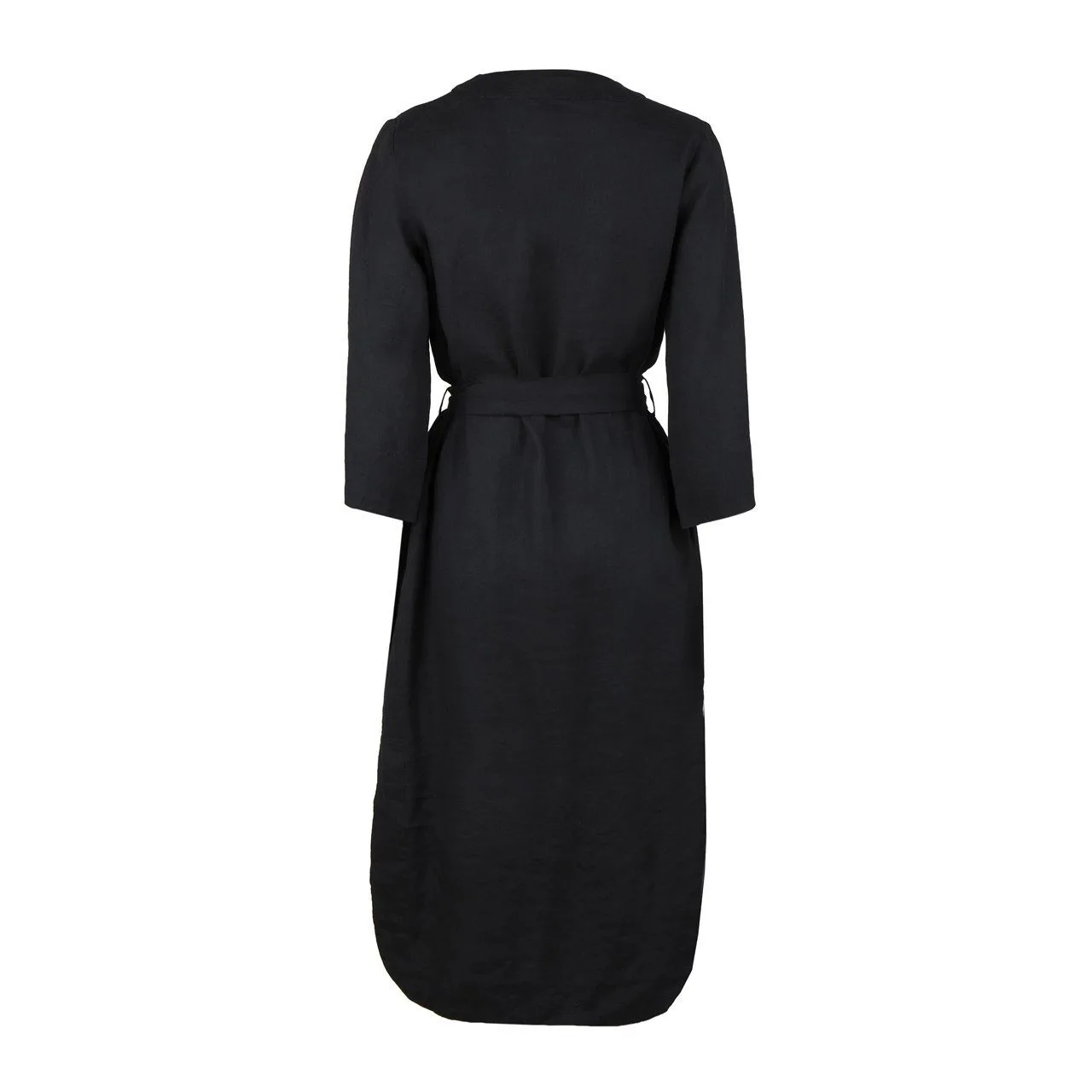 Stenstroems Cathryn Black Linen Dress 1