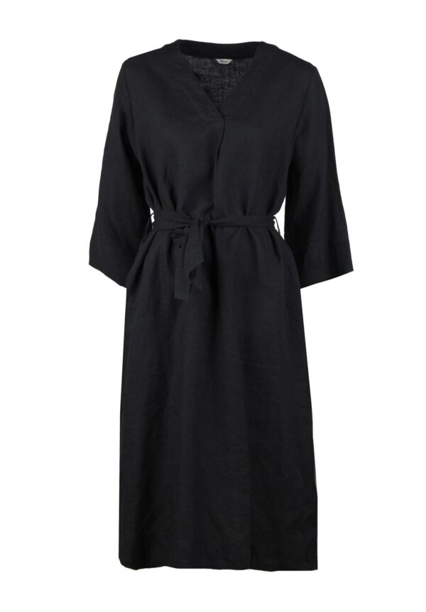 Stenstroems Cathryn Black Linen Dress
