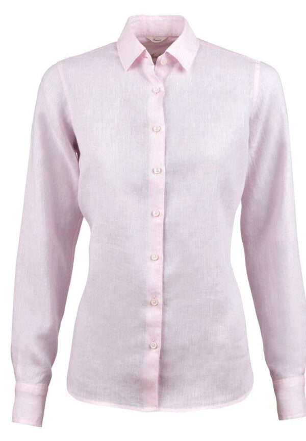Stenstroems skjorte Sofie i linen light pink