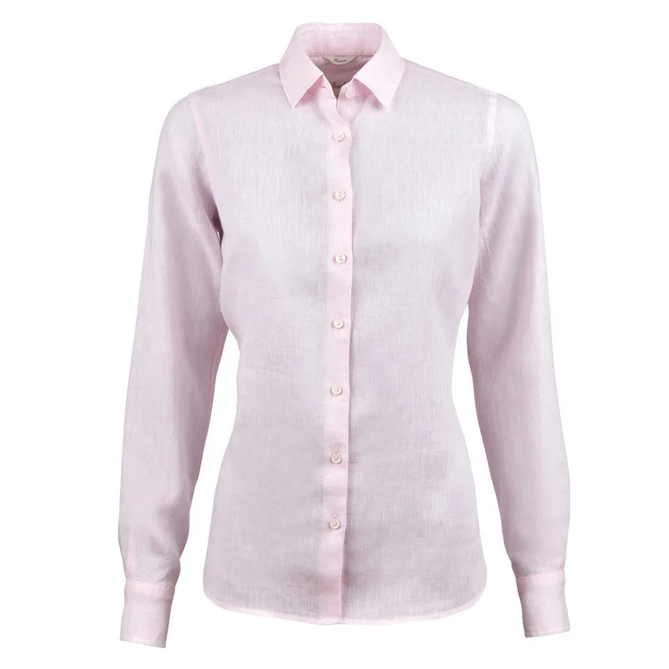Stenstrøms Salma Shirt Light Pink with Jersey back