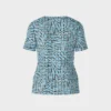 Marc Cain Sports T shirt i pepita tern 4