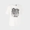 Marc Cain Sports T shirt med Zebra motiv 3