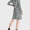 Marc Cain Sports kjole i zebra moenster 1
