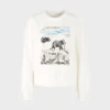 Marc Cain Sports sweatshirt hvid med pailetter 3