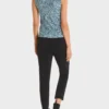 Marc Cain Sports Top i pepita tern 1