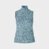 Marc Cain Sports Top i pepita tern 3