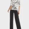 Marc Cain Collections T shirt med grafisk moenster 1