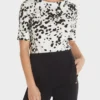 Marc Cain Collections T shirt med grafisk moenster 3