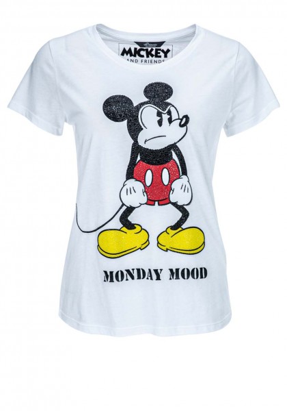 Princess goes Hollywood Mickey T shirt hvid