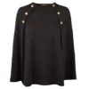 Stenstroems Mary Dark Brown Merino Cape