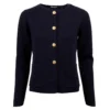 Stenstroems Stina Navy Merino Cardigan