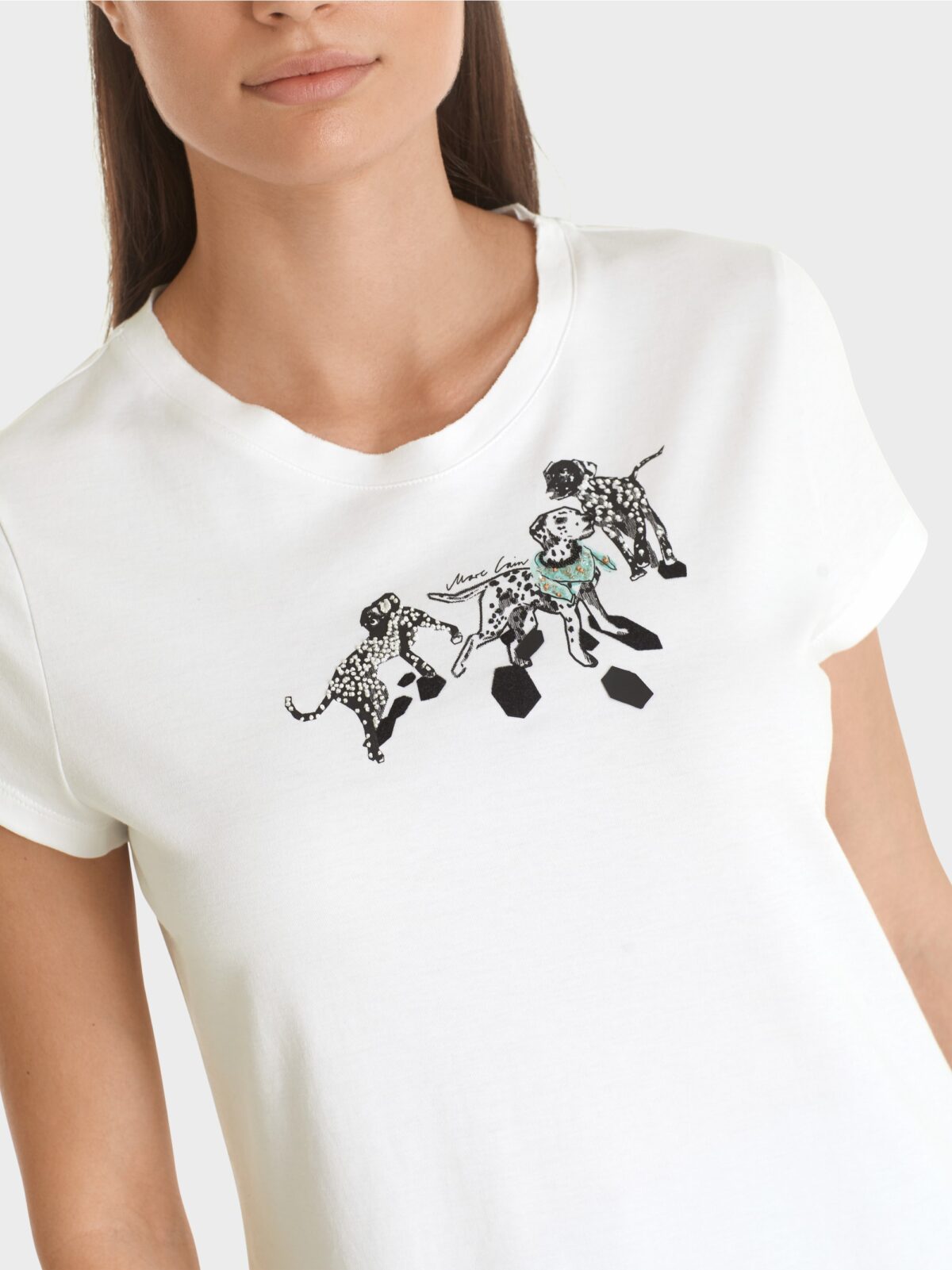 Marc Cain Collections T shirt med dalmatiner print 2