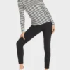 Marc Cain Sports T shirt stribet sort hvid 3
