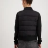 Monari Jakke med jersey aermer sort 1