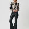 Dea Kudibal EVELYN Big Floral Coal silkebluse 3