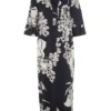 Dea Kudibal HELGA Big Floral Coal silkekjole 3