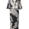 Dea Kudibal HELGA Big Floral Coal silkekjole 4