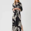 Dea Kudibal HELGA Big Floral Coal silkekjole 5