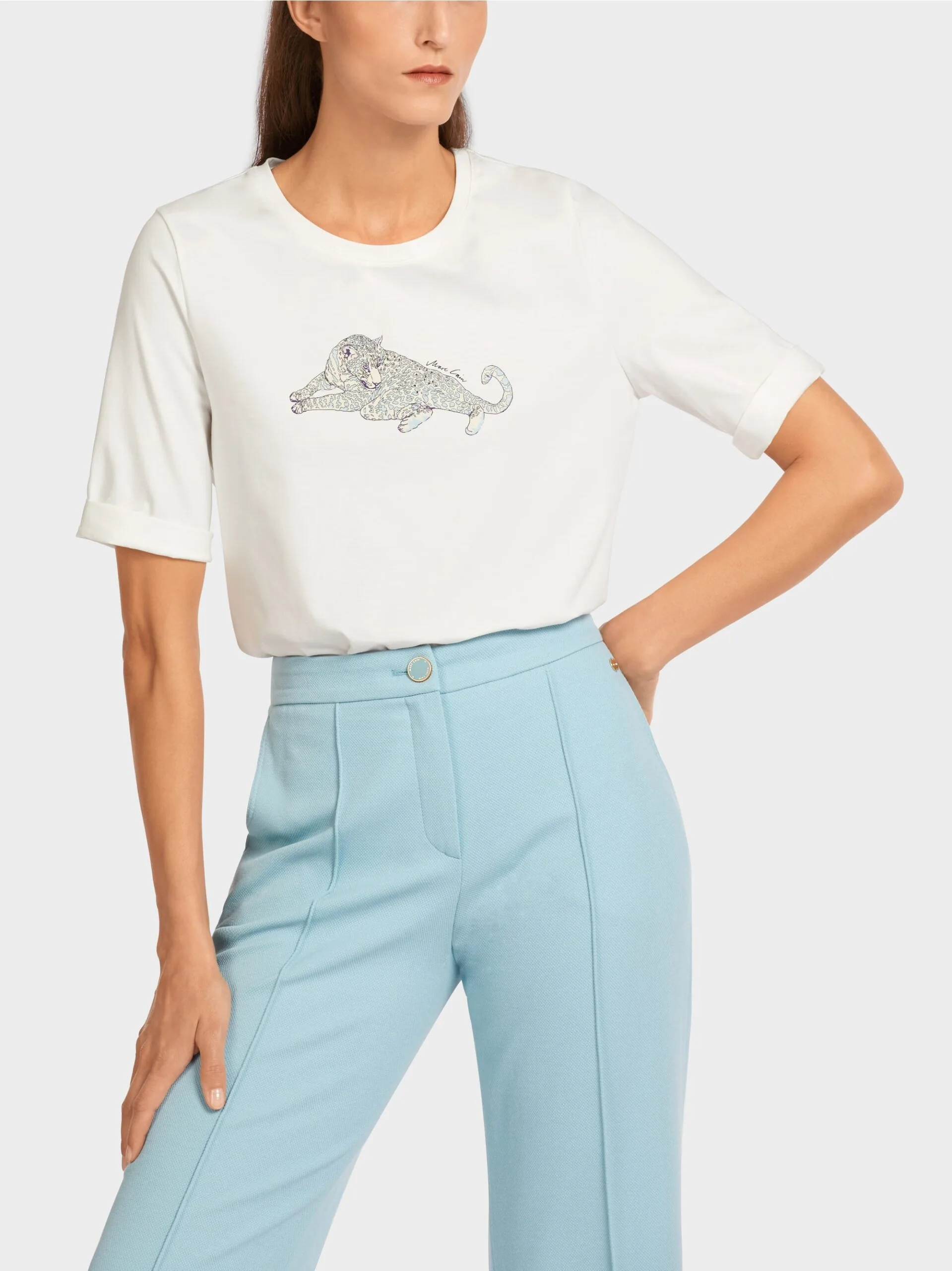 Marc Cain Collections T-shirt i bomuld