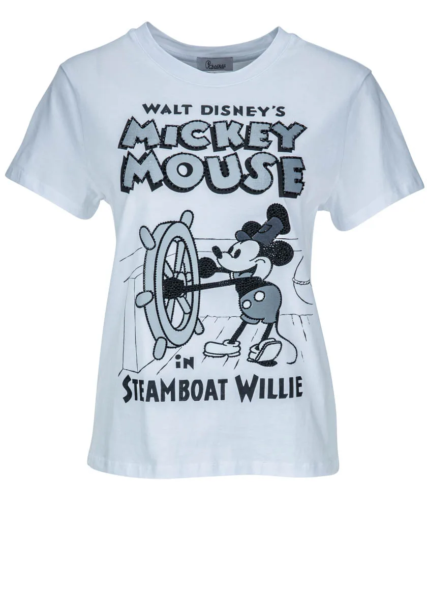 Princess goes Hollywood Mickey Mouse t-shirt Steamboat Willie
