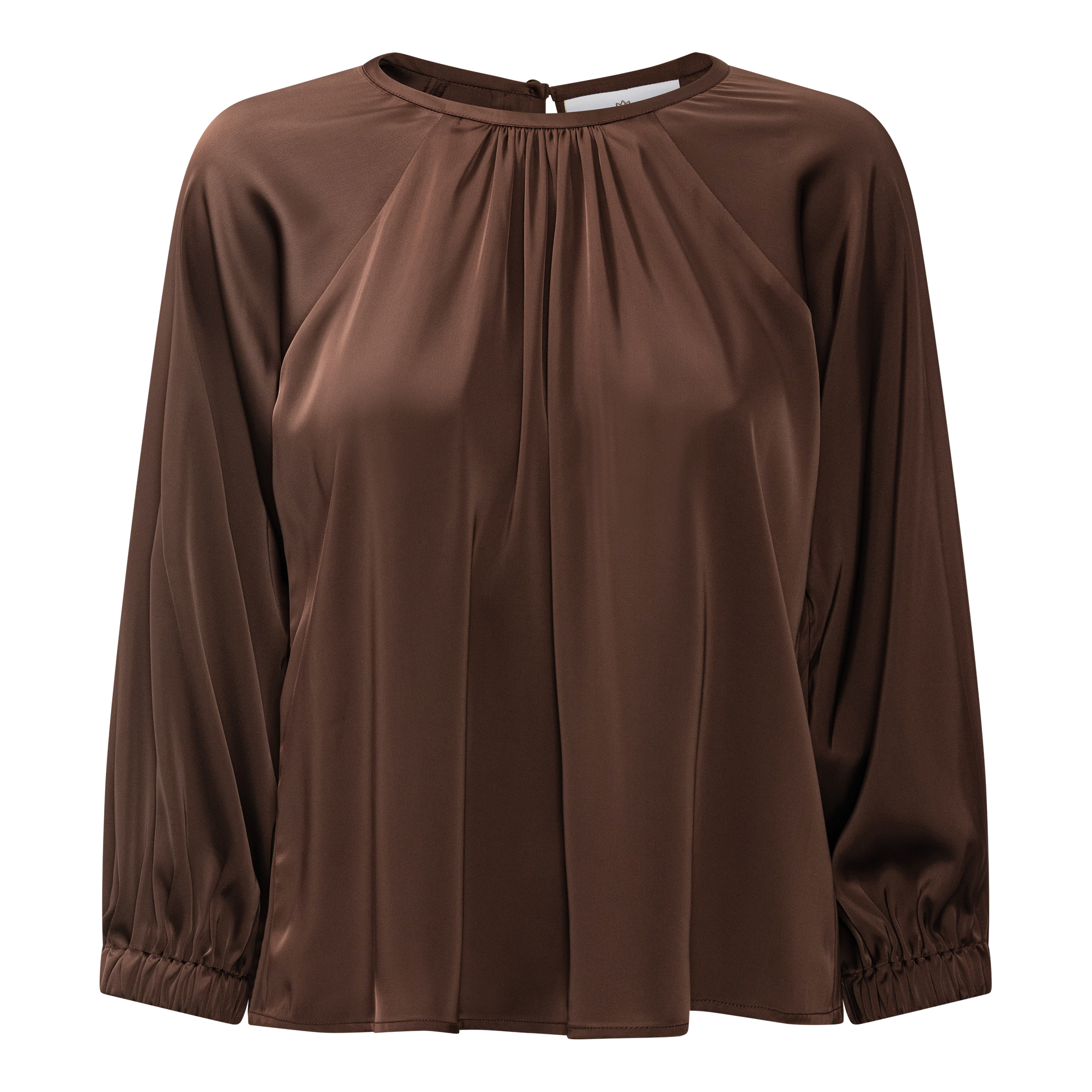 Karmamia Rachel bluse – semi rich brown