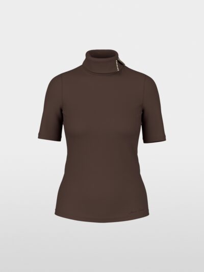 Marc Cain Collections trekvartærmet - mørkebrun