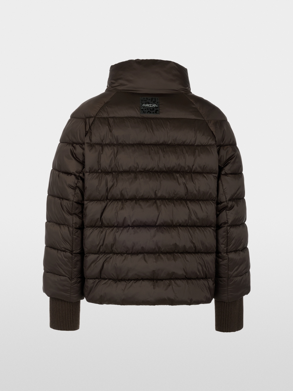 Marc Cain Additions quiltet jakke - mørkebrun - Billede 2