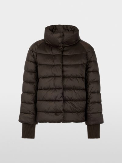 Marc Cain Additions quiltet jakke - mørkebrun