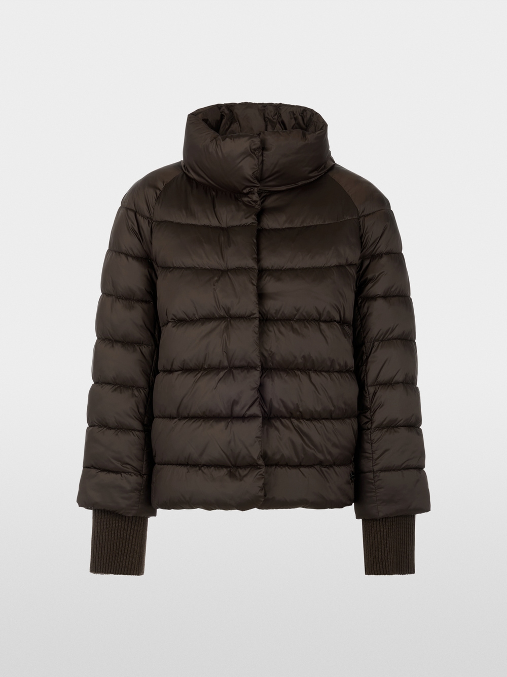 Marc Cain Additions quiltet jakke - mørkebrun
