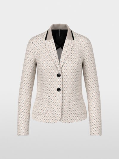 Marc Cain Sports blazer med tryk - smoke