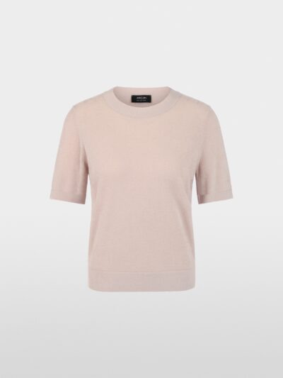 Marc Cain Glam kortærmet trøje – light taupe